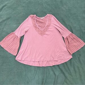 Dusty Pink “Parisian Nights” Long Sleeve